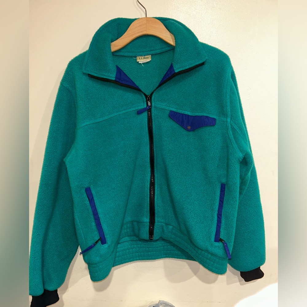 Vintage LL Bean Women’s Fleece Zip Up - Size Large